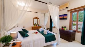 In-room safe, iron/ironing board, free cribs/infant beds, free WiFi