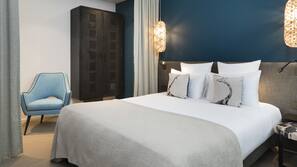 Premium bedding, pillow top beds, minibar, in-room safe