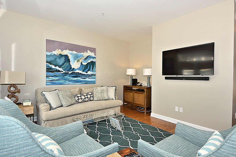 Brand New! 4- Br Bayside Townhome With Water View, 2 Blocks To Beach, Free WiFi