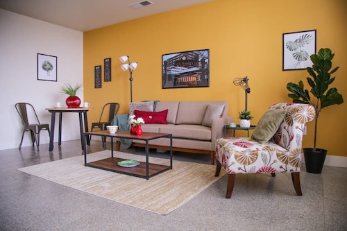 Check Expedia for Availability of Eclectic Downtown Studio with City Views