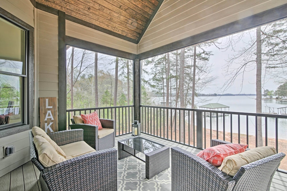 Seneca Home w/Porch & Private Dock on Lake Keowee!