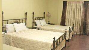Desk, blackout drapes, free WiFi, linens