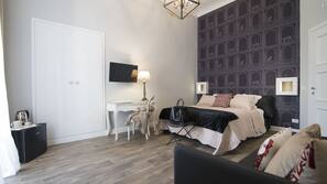 Premium bedding, minibar, in-room safe, desk