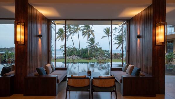 Lobby seating area