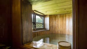 Indoor spa bath