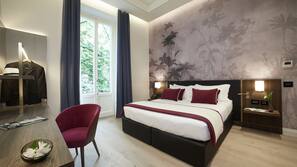 Frette Italian sheets, premium bedding, down duvet, pillow top beds