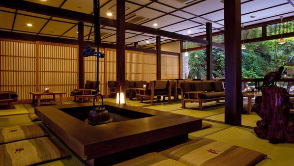 Lobby seating area