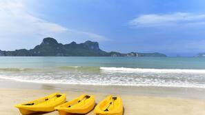 Private beach