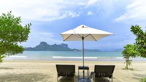 Private beach