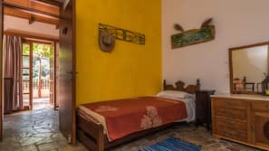 Desk, iron/ironing board, free wired Internet, linens