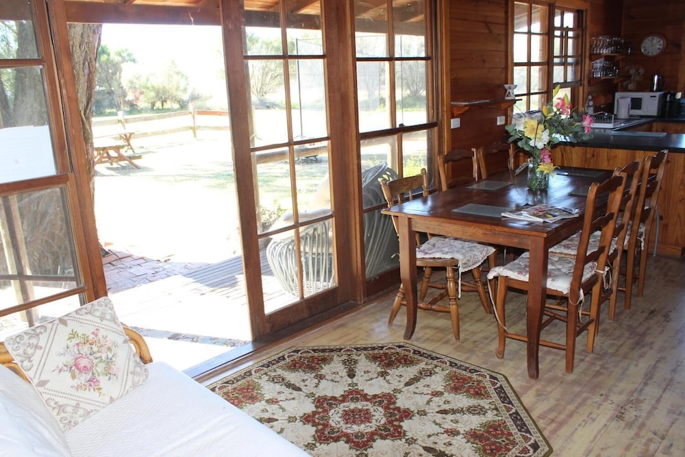 Krinklewood Cottage and Train Carriages
