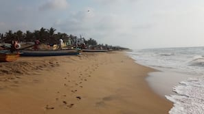 On the beach