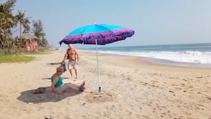 On the beach