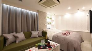 Down comforters, minibar, iron/ironing board, free WiFi