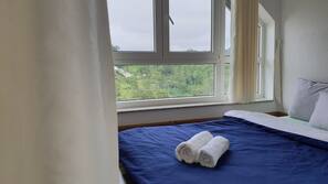 3 bedrooms, desk, blackout drapes, free WiFi