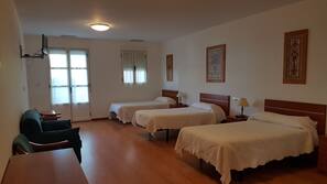 Desk, free cots/infant beds, rollaway beds, free WiFi