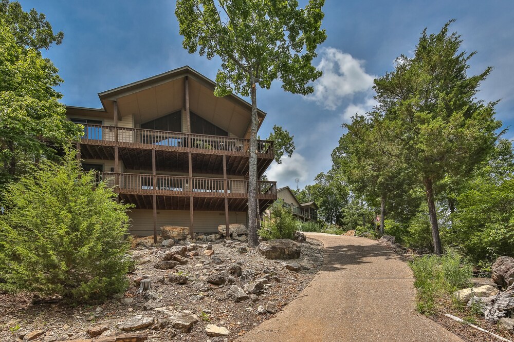 Exterior, Spectacular 180° Views from Lakefront Beaver Point Lodge on Stunning Beaver Lake