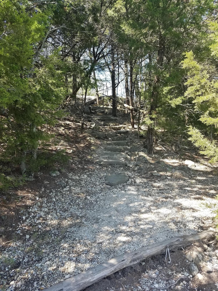 Property grounds, Spectacular 180° Views from Lakefront Beaver Point Lodge on Stunning Beaver Lake