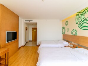 Blackout drapes, iron/ironing board, free WiFi