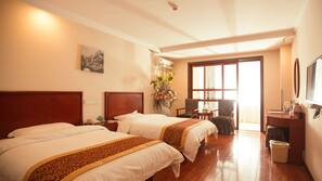 Blackout curtains, iron/ironing board, free WiFi