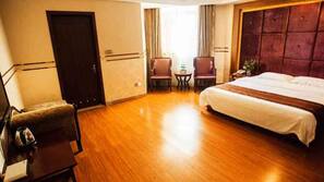 Blackout drapes, iron/ironing board, free WiFi