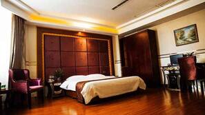 Blackout drapes, iron/ironing board, free WiFi