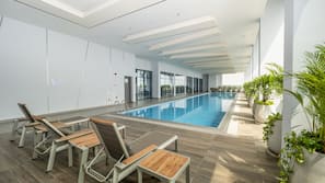 Indoor pool, outdoor pool