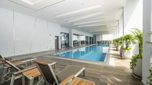 Indoor pool, outdoor pool