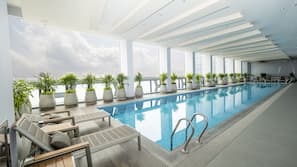 Indoor pool, outdoor pool