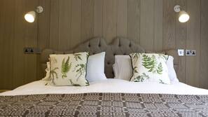 Individually decorated, individually furnished, desk, linens