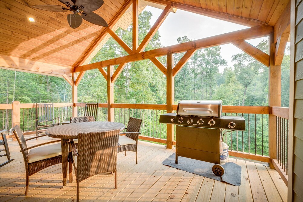 Swimmin' in the Smokies a 6 bedroom cabin with indoor pool.