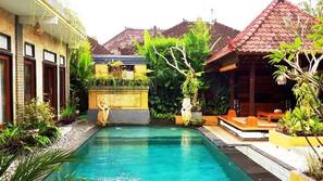 Outdoor pool, a natural pool