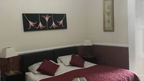 Desk, iron/ironing board, free WiFi, bed sheets