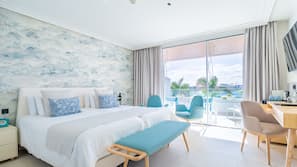 Premium bedding, minibar, in-room safe, desk