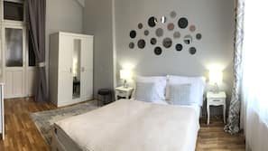 1 bedroom, hypo-allergenic bedding, down duvet, minibar