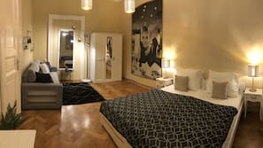 1 bedroom, hypo-allergenic bedding, down duvet, minibar