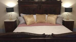 Frette Italian sheets, premium bedding, down duvet, pillow top beds