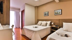 Premium bedding, minibar, desk, blackout curtains