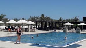 Piscina all'aperto, ombrelloni da piscina