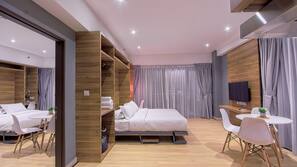 18 bedrooms, minibar, soundproofing, iron/ironing board