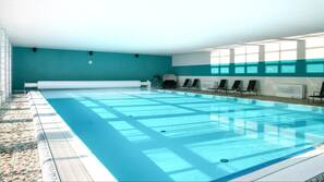 2 Innenpools, geöffnet von 07:00 Uhr bis 21:30 Uhr, Sonnenschirme