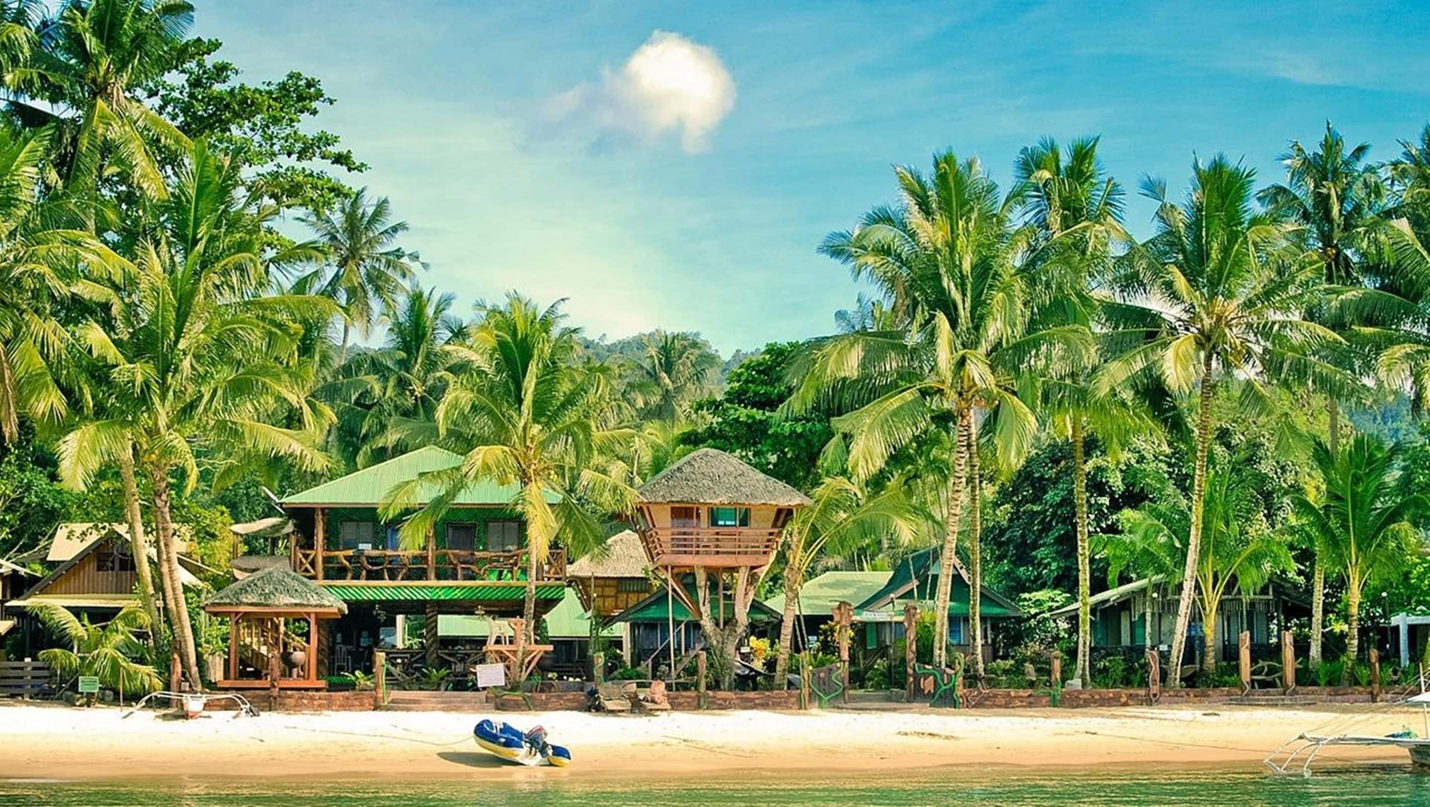 Ausan Beach Front Cottage and Restaurant in San Vicente in San Vicente, Philippines