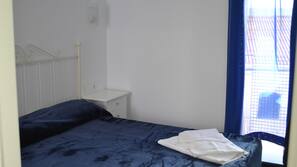 Desk, blackout curtains, iron/ironing board, free WiFi