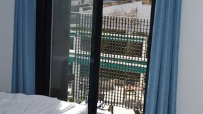 Desk, blackout curtains, iron/ironing board, free WiFi