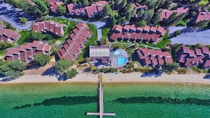 Private beach