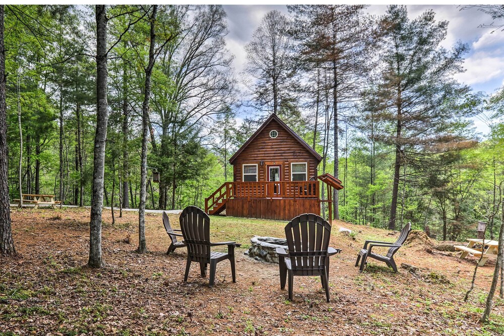 Rustic Red River Gorge Area Solar Cabin W Fire Pit Campton