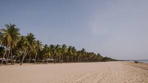 On the beach