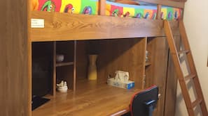 Individually decorated, individually furnished, desk, blackout curtains