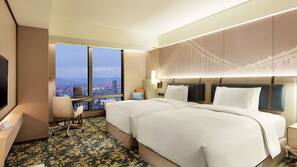 Premium bedding, memory foam beds, minibar, in-room safe