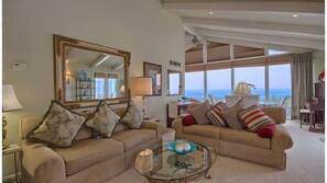 TV, fireplace, video-game console, DVD player